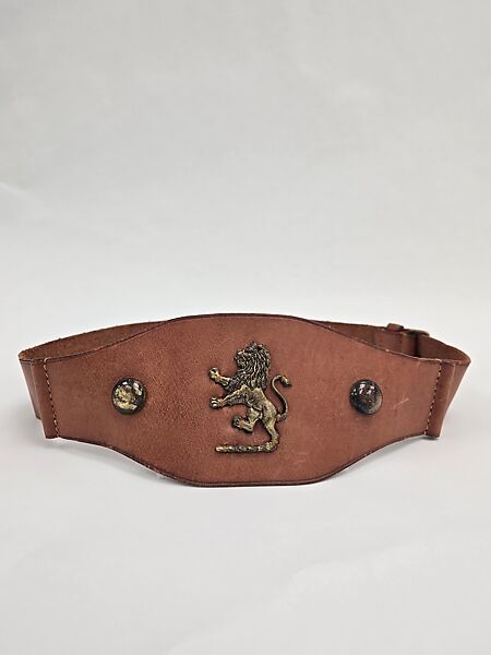 Belt, Phelps (American, founded 1940), leather, American