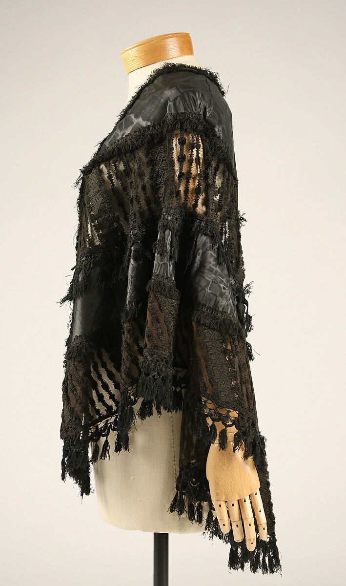 Cape, silk, probably American