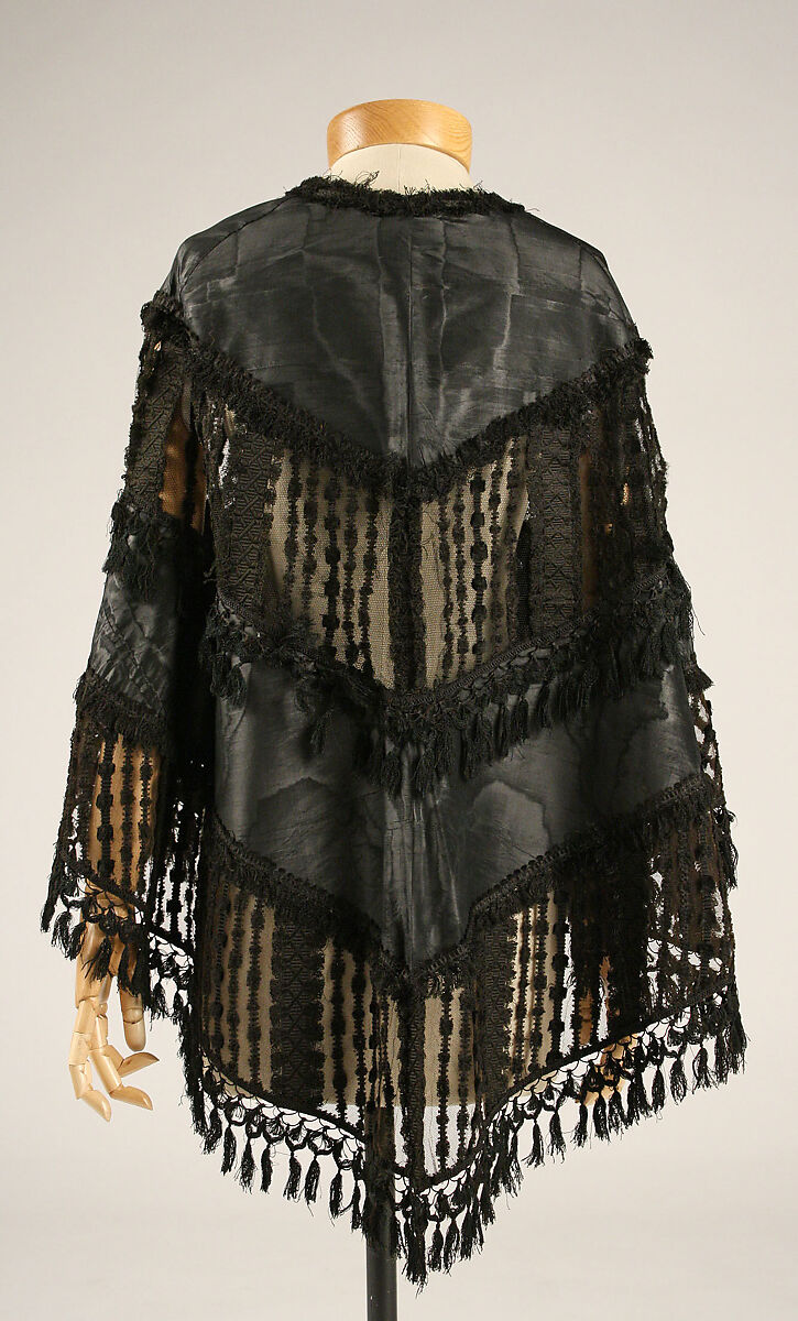 Cape, silk, probably American