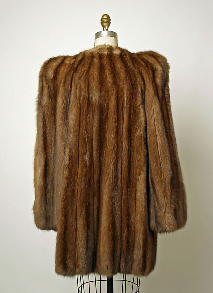 Coat, fur, American or European