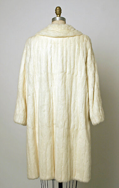 Evening coat, fur, American