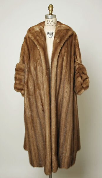 Coat, Maximilian, fur, silk, American 