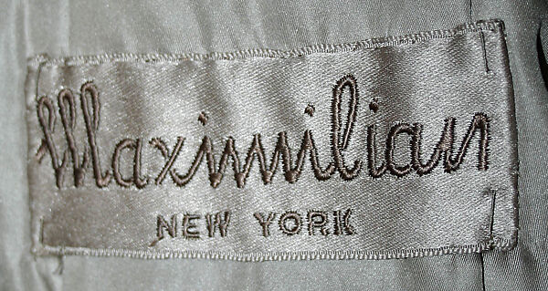 Coat, Maximilian, fur, silk, American