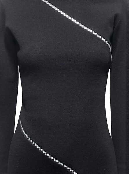 Dress, Rudi Gernreich (American (born Austria), Vienna 1922–1985 Los Angeles, California), wool, metal, American