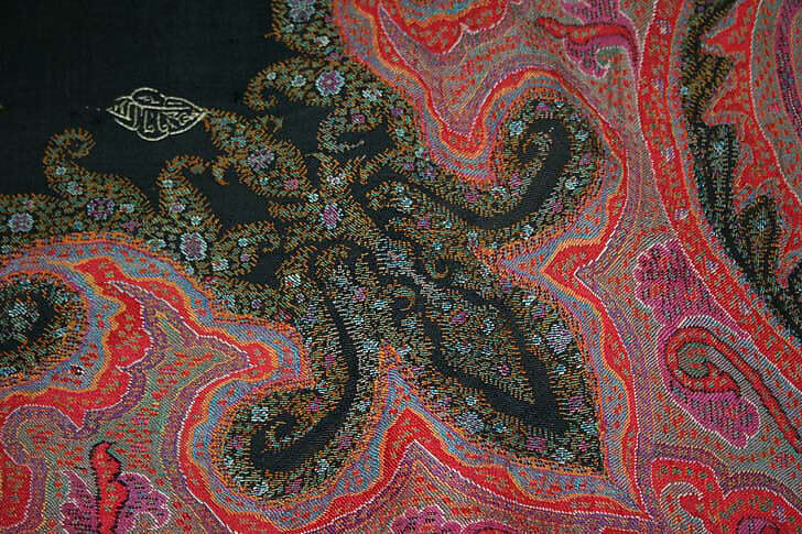Shawl, wool, Indian