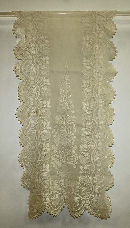 Stole, cotton, British 