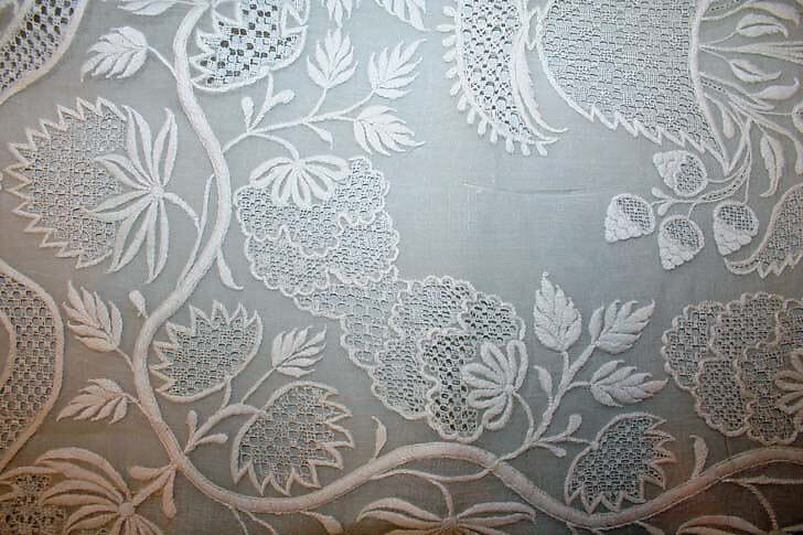 Stole, cotton, British