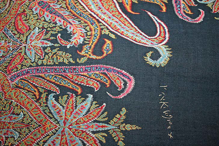 Shawl, wool, Scottish