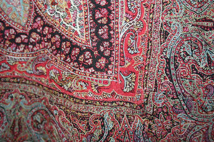 Shawl, wool, Indian