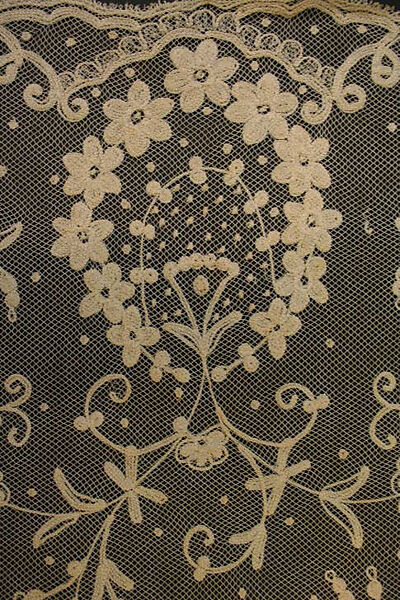 Stole, cotton, American or European