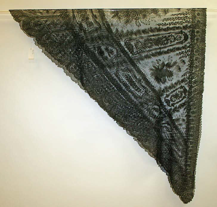 Shawl, cotton, French 