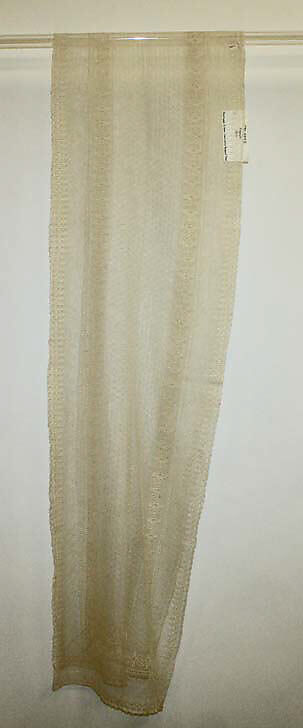 Stole, cotton, French 