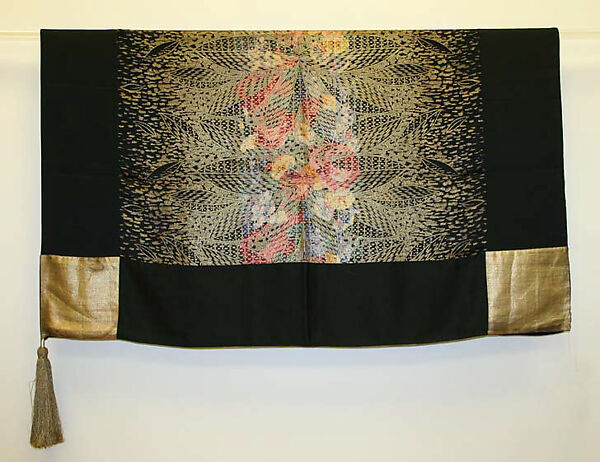Shawl, silk, metal, Austrian 