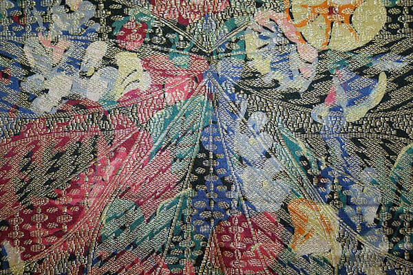 Shawl, silk, metal, Austrian