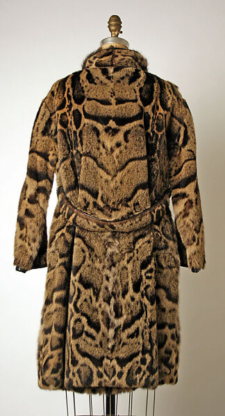 Coat, Ben Kahn Furs (American, founded 1921), fur, leather, American