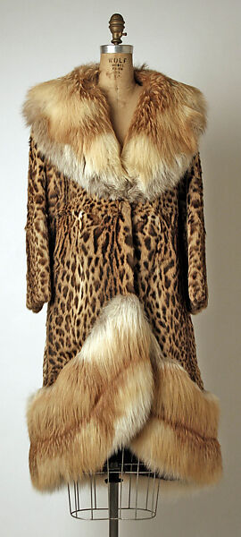 Coat, fur, American 