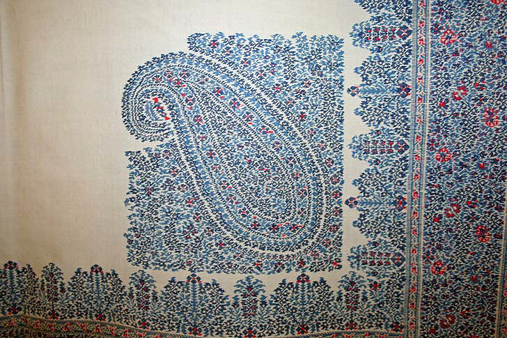 Shawl, wool, European