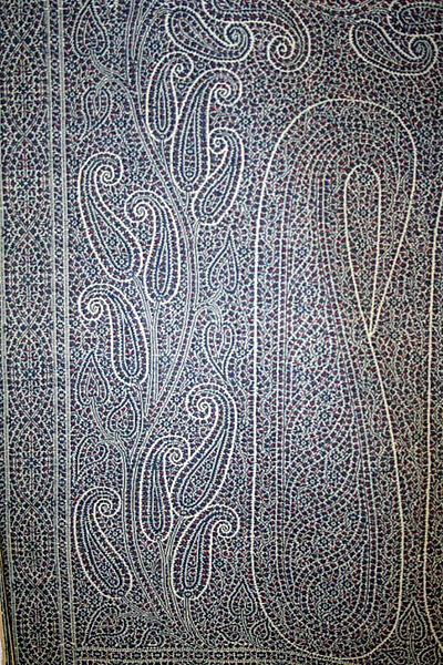 Shawl, wool, American