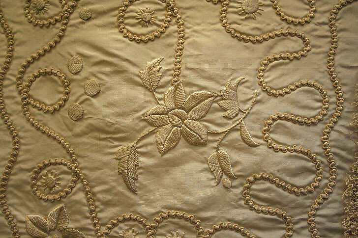 Shawl, silk, American
