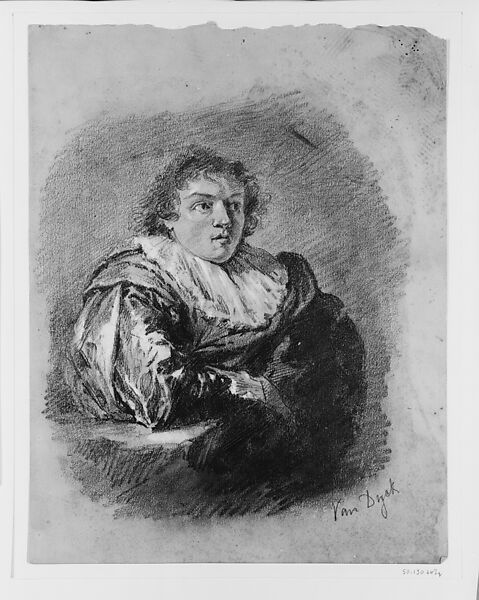 Palamedes Palamedesz, John Singer Sargent (American, Florence 1856–1925 London), Graphite and gouache on tan wove paper, American