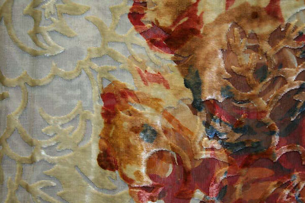 Shawl, silk, American