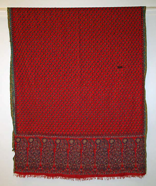 Shawl, wool, Indian 