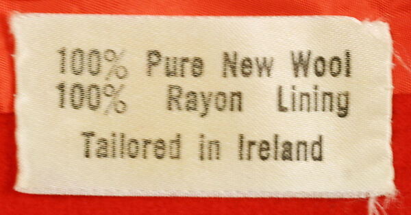 Vest, Brooks Brothers (American, founded 1818), wool, rayon, American