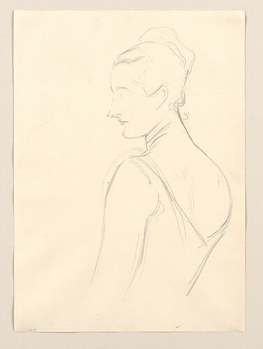Virginie Amélie Avegno Gautreau, Study for 
