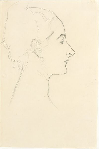 Virginie Amélie Avegno Gautreau, Study for "Madame X", John Singer Sargent (American, Florence 1856–1925 London), Graphite on off-white wove paper, American