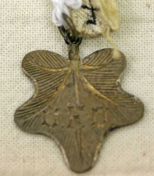 Pendant, silver, American or European 