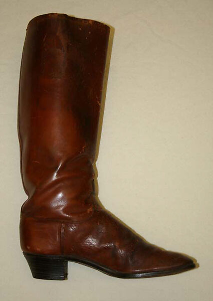 Riding boots, Stern Brothers (American, founded New York, 1867), leather, American 