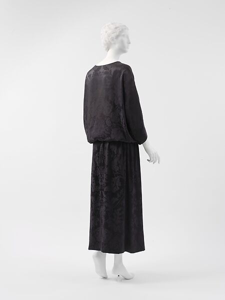 Ensemble, Paul Poiret (French, Paris 1879–1944 Paris), a) silk, fur; b) silk, French