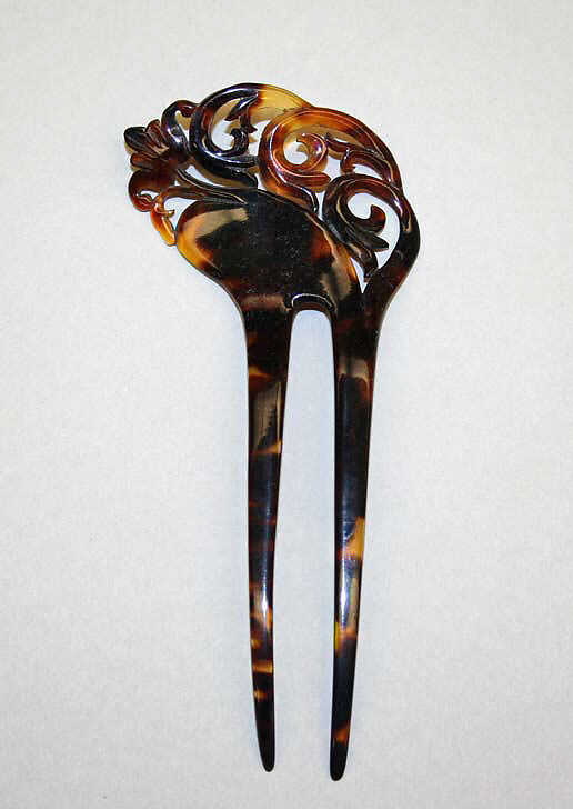 Hairpin, tortoiseshell, American or European 