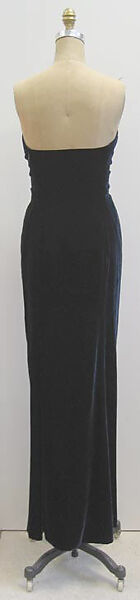 Evening ensemble, House of Balmain (French, founded 1945), a) silk; b) silk, synthetic, French