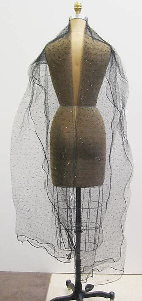 Evening ensemble, House of Balmain (French, founded 1945), a) silk, synthetic; b) silk, French