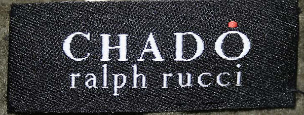 Ensemble, Ralph Rucci (American, born 1957), a) wool, silk, stone, raffia; b) silk, American