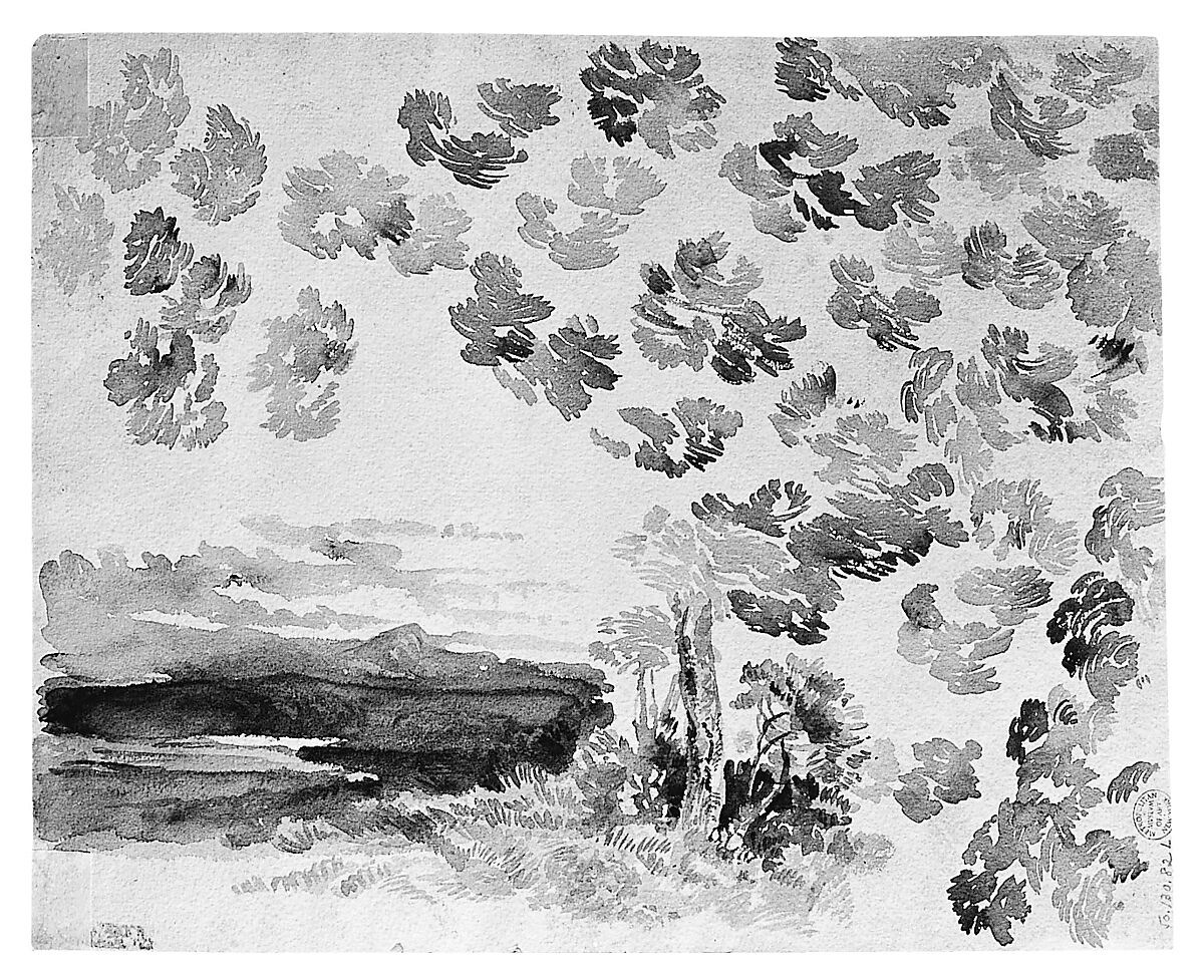 Leaves, John Singer Sargent (American, Florence 1856–1925 London), Watercolor on white wove paper, American