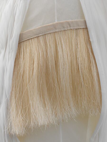 Evening dress, Helmut Lang (Austrian, born 1956), silk, cotton blend, horsehair, Austrian