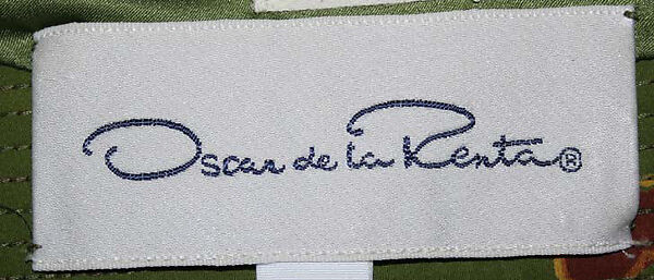 Ensemble, Oscar de la Renta, LLC. (American, founded 1965), a) silk, cotton; b) wool; c) silk; d) wool, metal, American