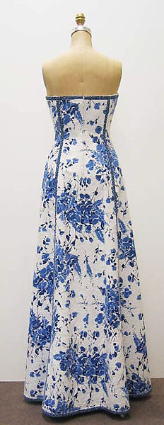 Dress, Bill Blass Ltd. (American, founded 1970), cotton, synthetic, American