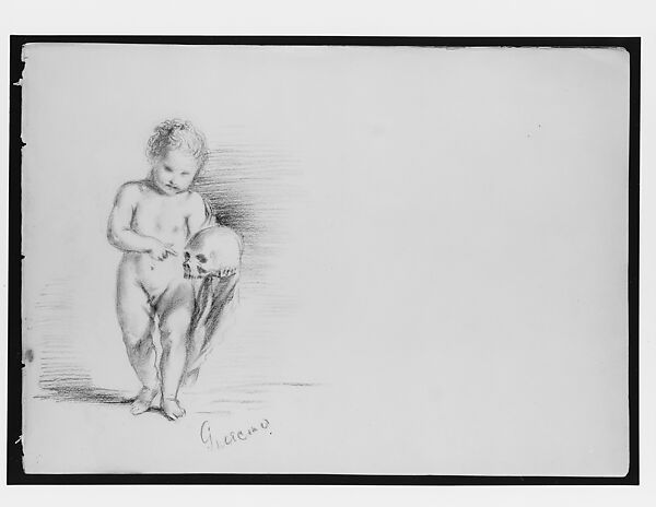 Cupid and Pysche, Faces and Heads (from Switzerland 1869 Sketchbook), John Singer Sargent (American, Florence 1856–1925 London), Graphite on off-white wove paper, American 