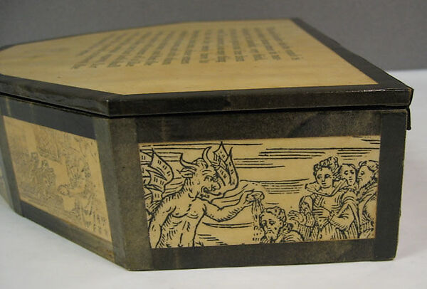 "Incubus", Simon Costin (British, born 1963), a) silver, copper, glass, baroque pearls and human sperm; b) paper, laminate, silk, British