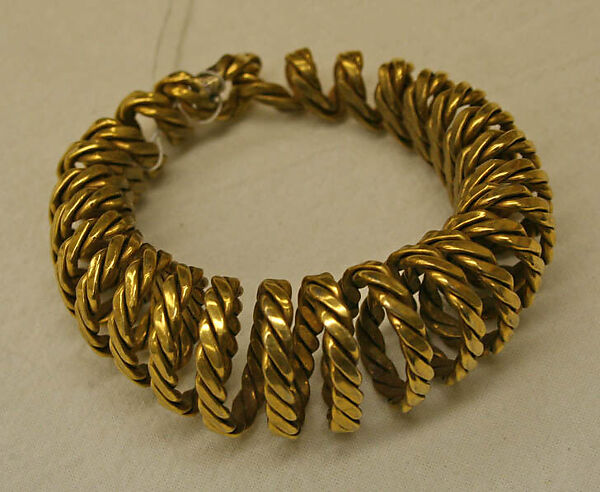 Bracelet, metal, American 