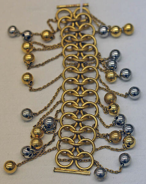 Bracelet, House of Dior (French, founded 1946), metal, French 