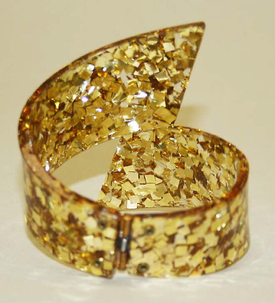Bracelet, plastic, foil, American