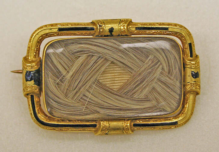 Brooch, gold, French