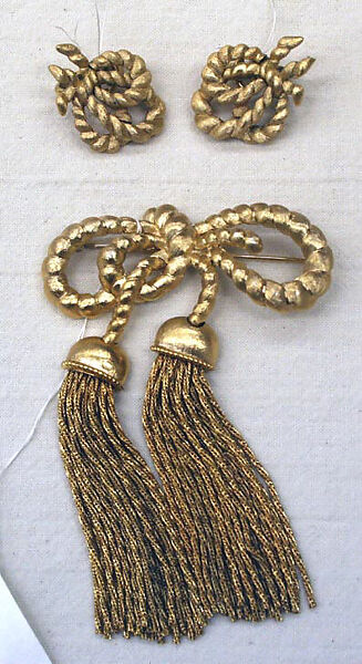 Jewelry set, Trifari (American, founded 1918), metal, American