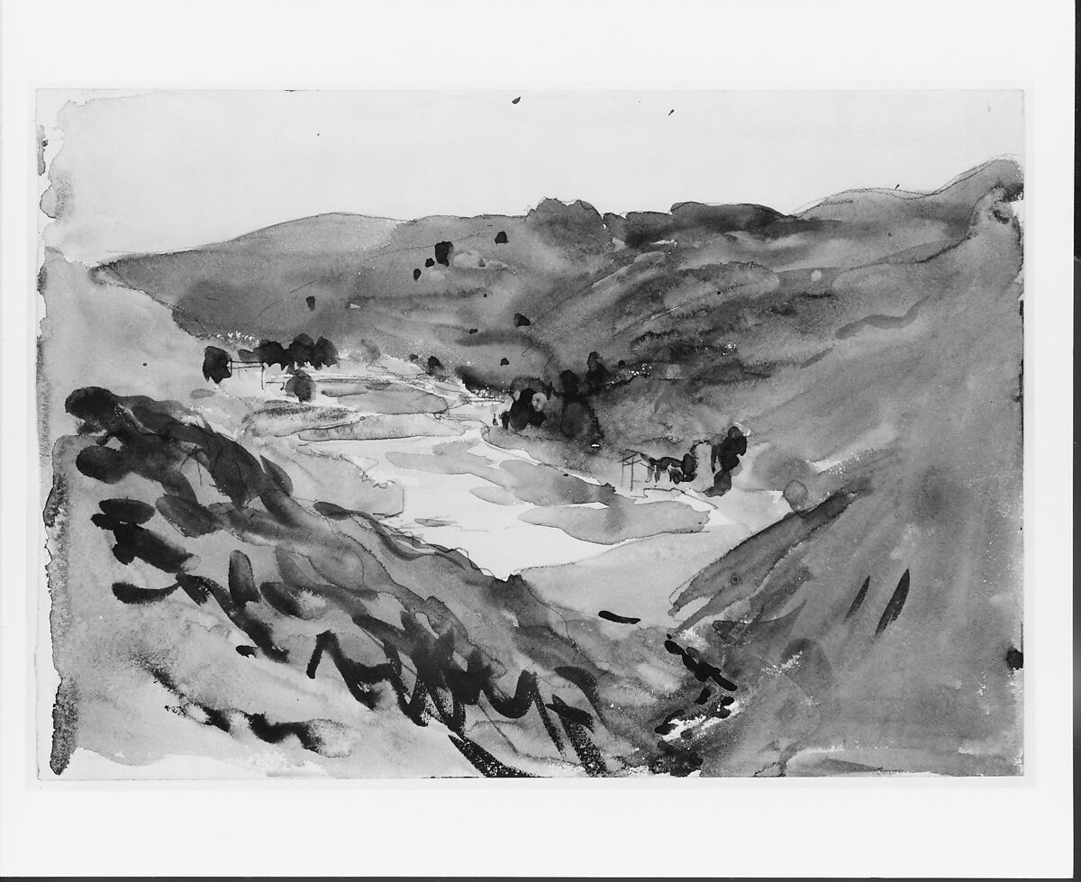 Toledo, John Singer Sargent (American, Florence 1856–1925 London), Watercolor and graphite on white wove paper, American