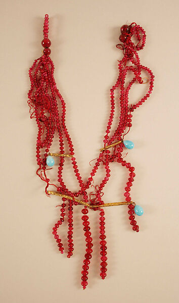 Necklace, House of Chanel (French, founded 1910), metal, glass, French 