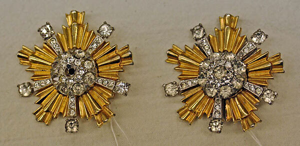 Pin, metal, glass, American or European 